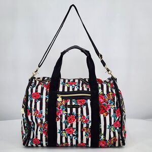 Betsey Johnson Floral Large Lightweight Weekender Duffle Bag